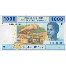 P607C Chad - 1000 Francs Year 2002